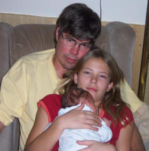 Hailey and her grandpa and aunt Ali